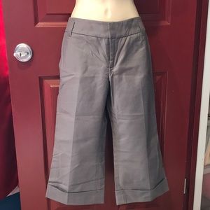 New Never Used Grey Cropped Pants- Banana Republic